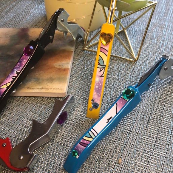 #58b 🦄NWOT Blinged Out Corkscrew with Rainbow Unicorn Vibes🦄 - Picture 10 of 16